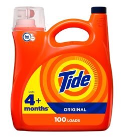 Tide Liquid Laundry Detergent. Original. 100 loads. 146 fl oz. HE Compatible