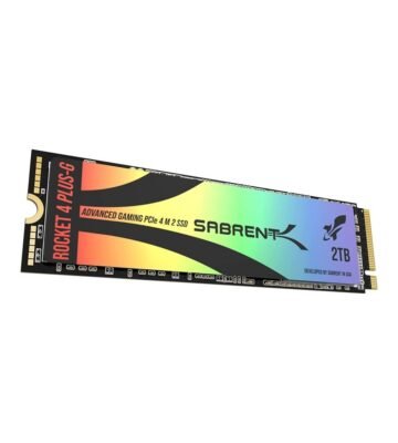 SABRENT Rocket 4 Plus-G 2TB Advanced Gaming M.2 PCIe NVMe SSD. up to 7GBps (SB-RKTG-2TB)