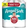 Angel Soft Toilet Paper. 24 Super Mega Rolls